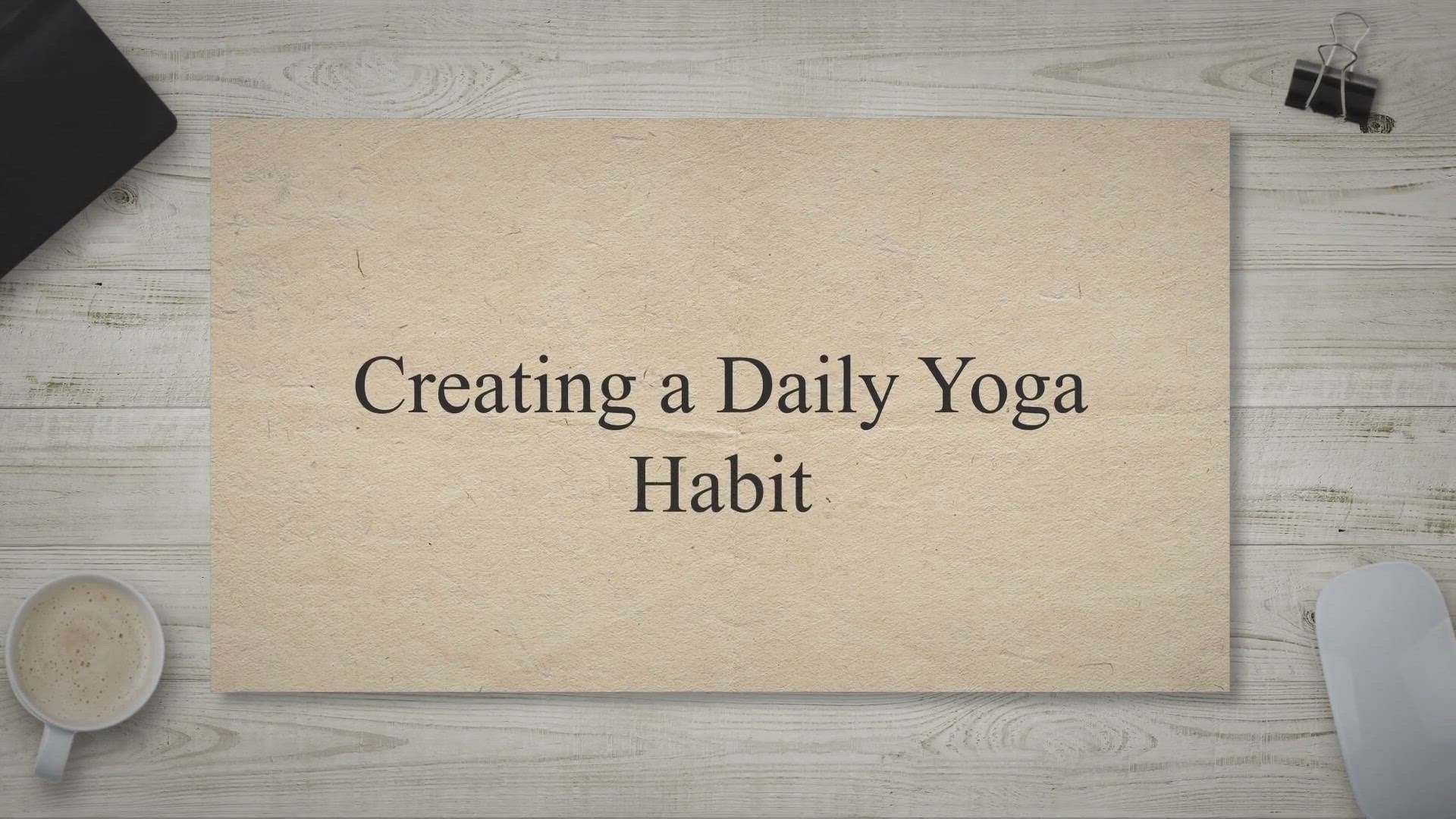 'Video thumbnail for Creating a Daily Yoga Habit'