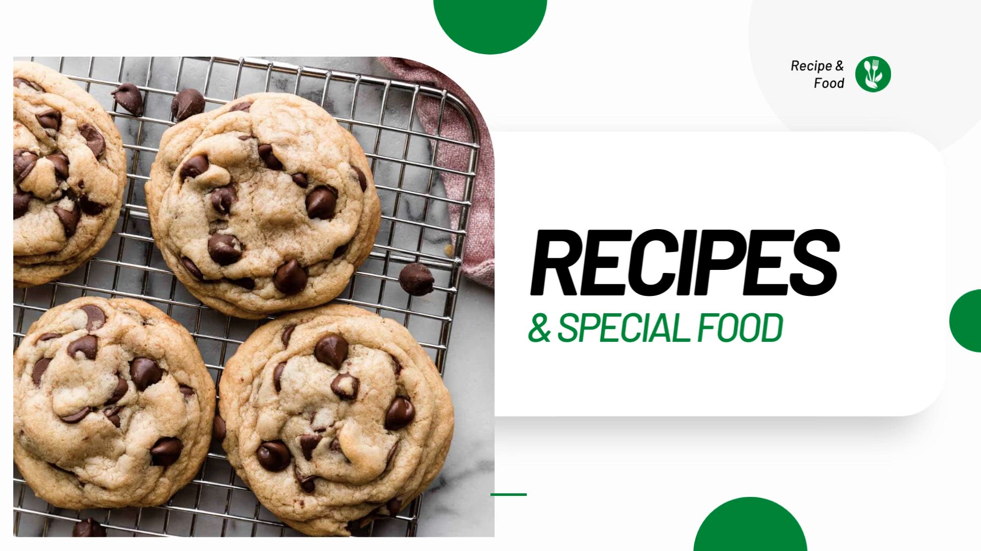 'Video thumbnail for Chocolate Chip Cookie Recipe'