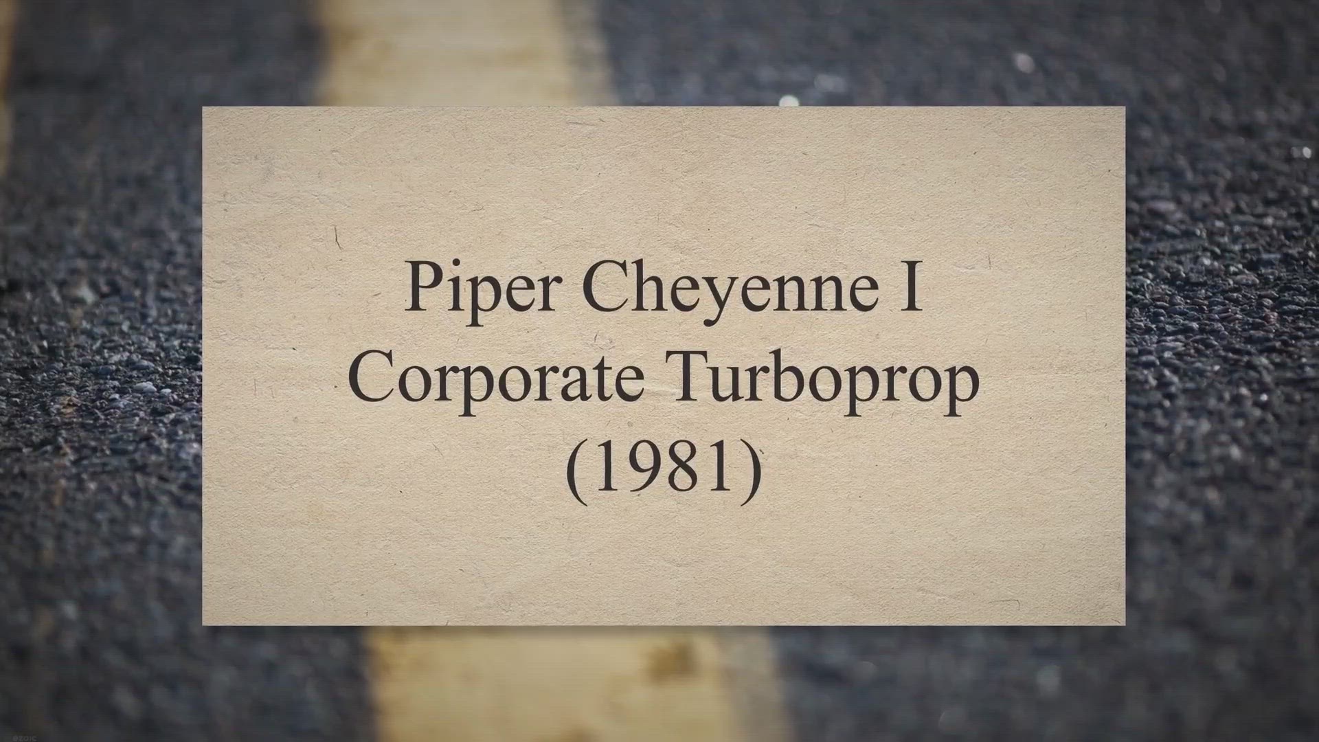 'Video thumbnail for Piper Cheyenne I Corporate Turboprop (1981)'