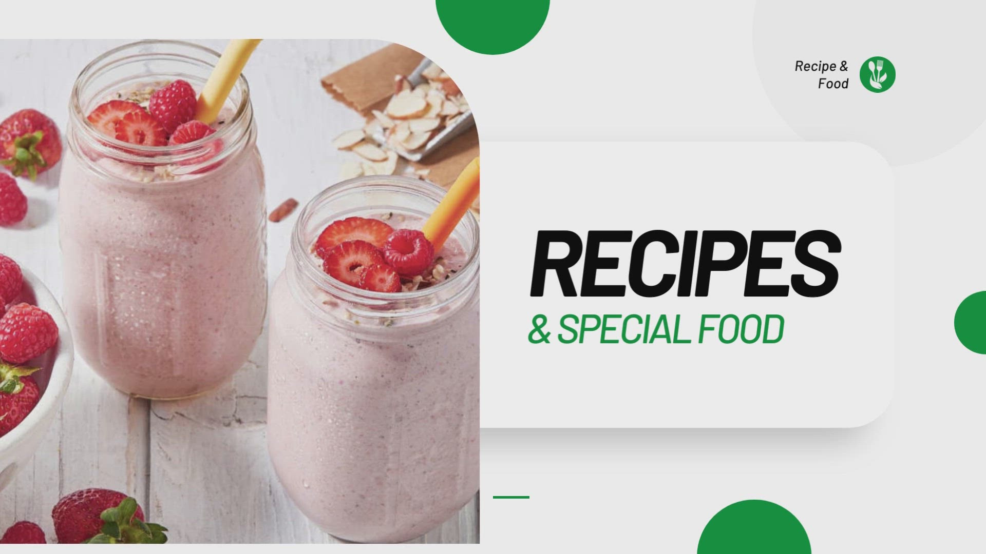 'Video thumbnail for Oatmeal Smoothie Recipes'