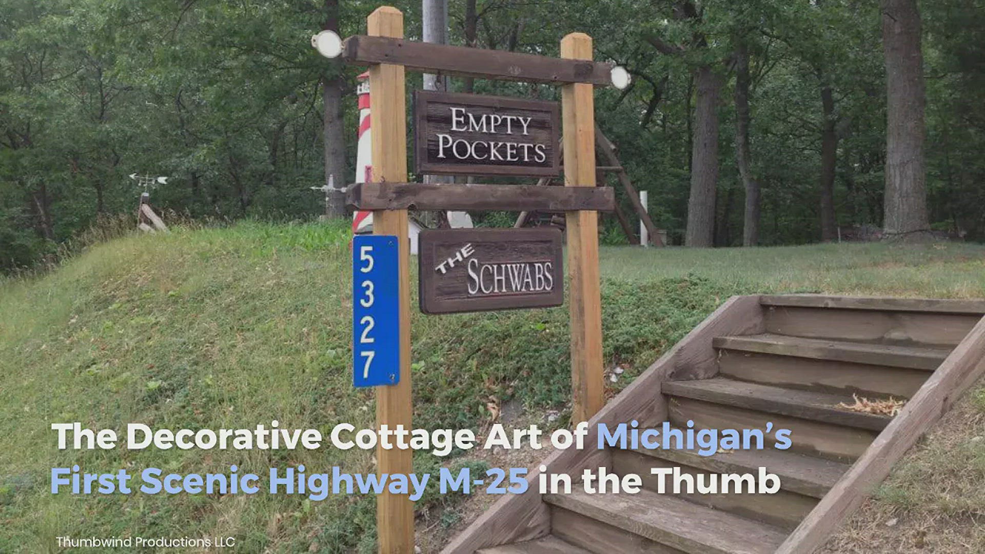 'Video thumbnail for Cute Cottage Signs Along the Road in Michigan'