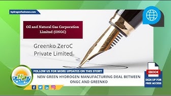 'Video thumbnail for New green hydrogen manufacturing deal between ONGC and Greenko 1'