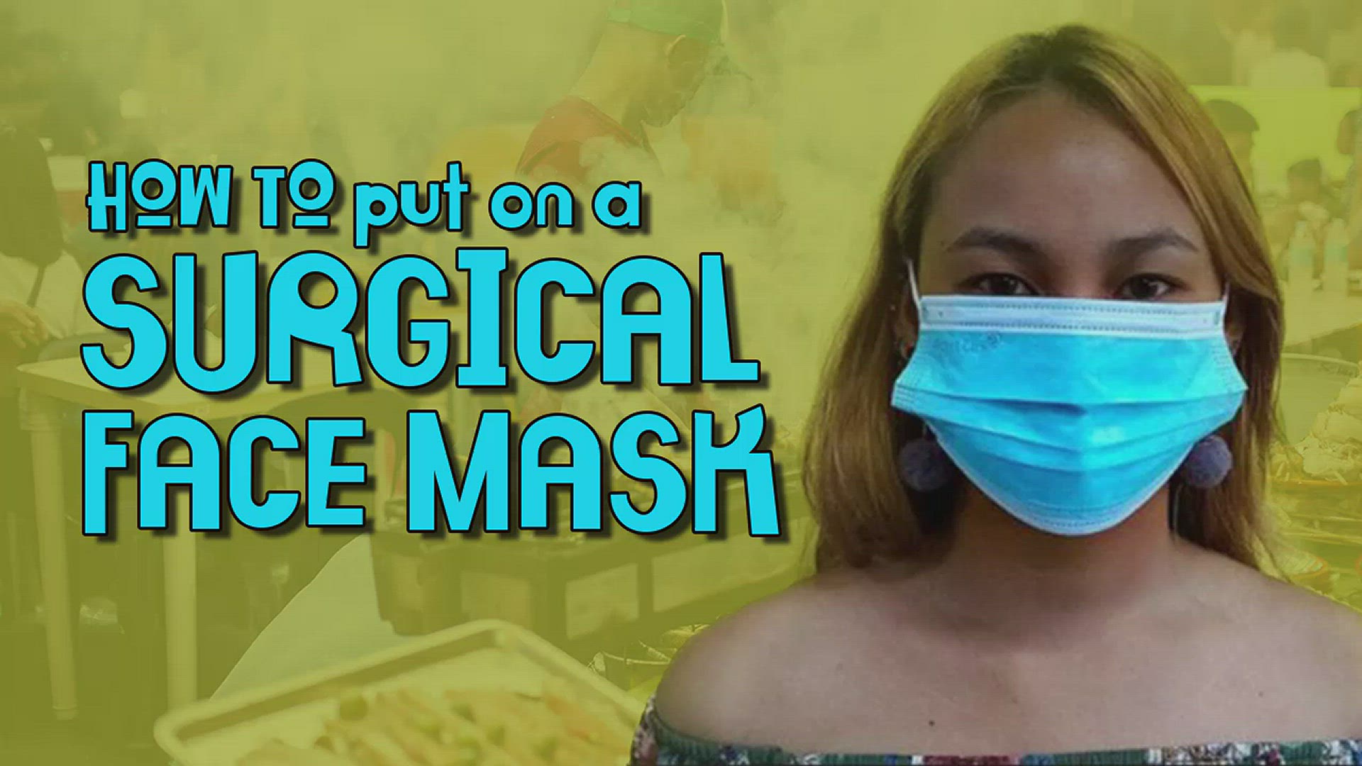'Video thumbnail for How to wear a surgical mask'