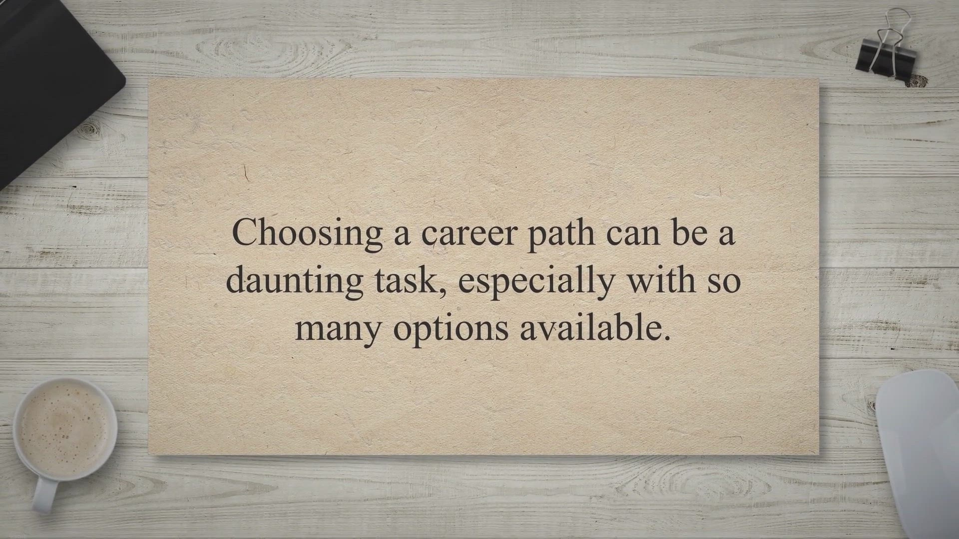 'Video thumbnail for Career Guidance'