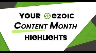 'Video thumbnail for Points fort de YO Numérique du mois du contenu Ezoic: dans le top 4 % des éditeurs Ezoic!'