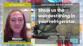 Video thumbnail for Becca feels weird about having Chick-fil-A sauce in her fridge. The secret sauce!