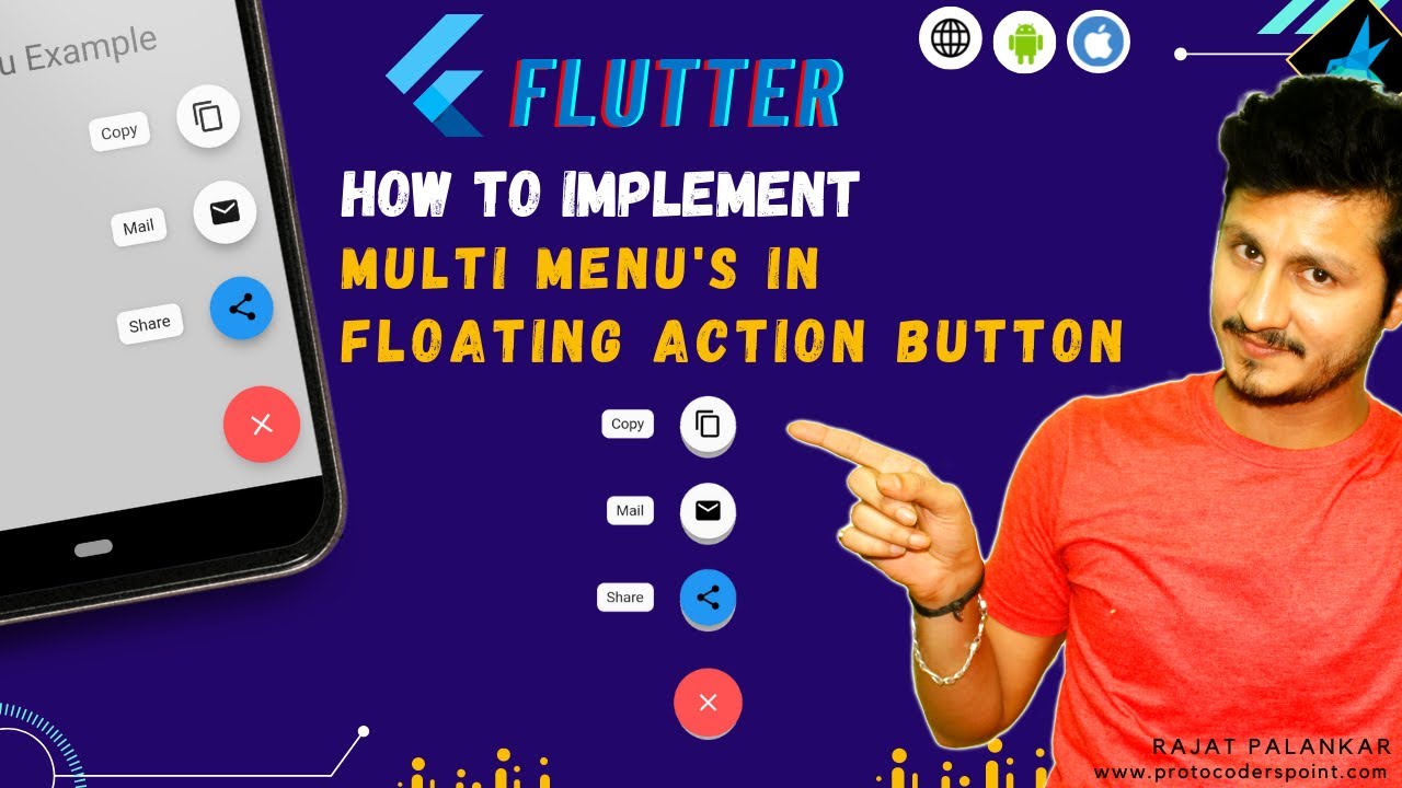 'Video thumbnail for Flutter Expandable FAB menu |  Speed Dial package | floating action button | Flutter Tutorial'