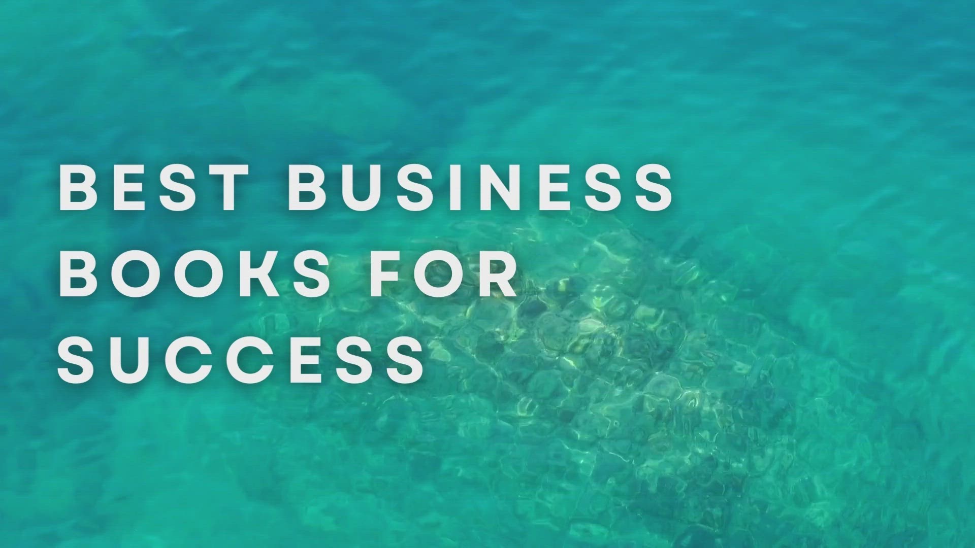 'Video thumbnail for Best Business Books For Success'