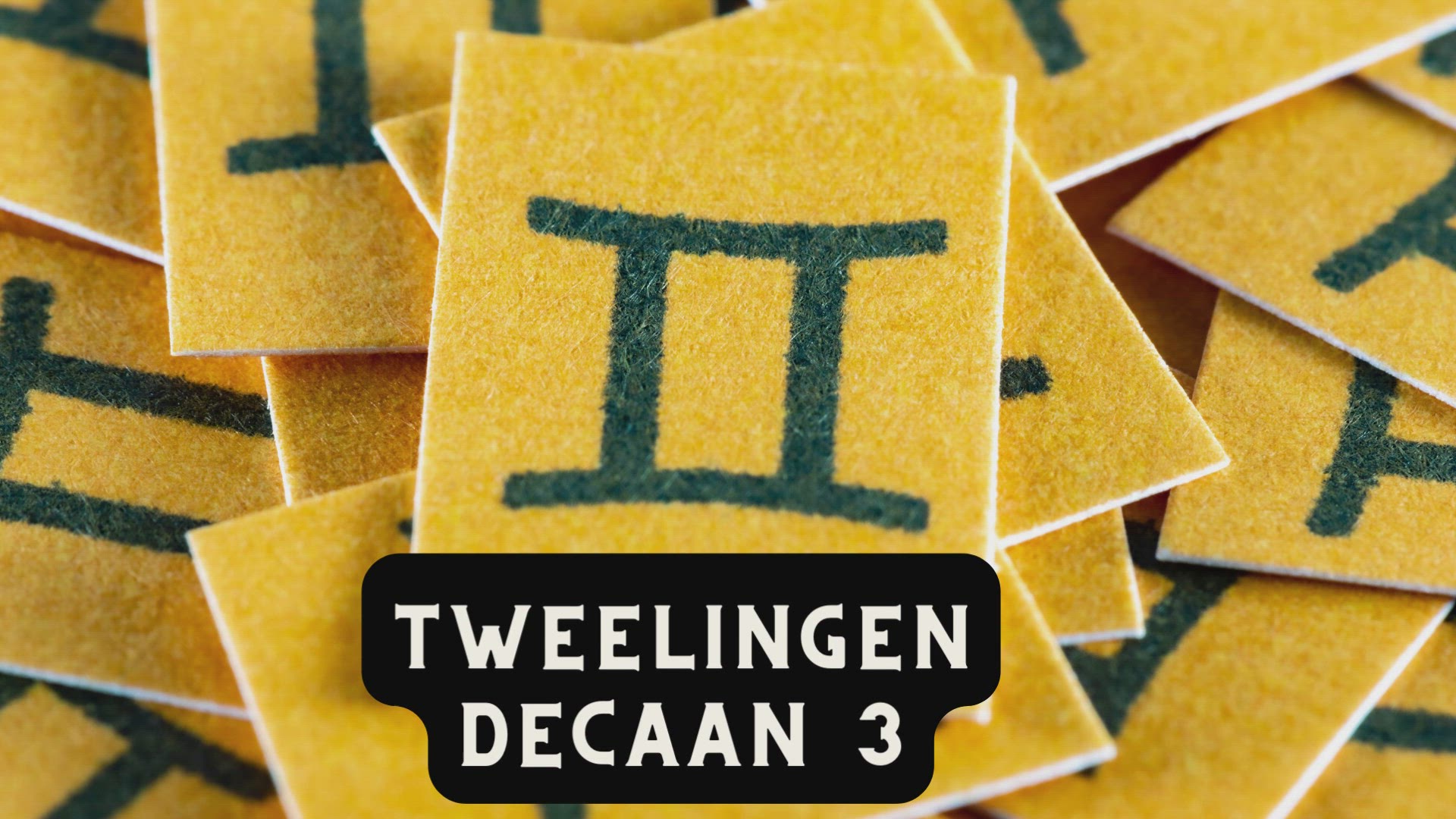 Video thumbnail for Tweelingen Decaan 3