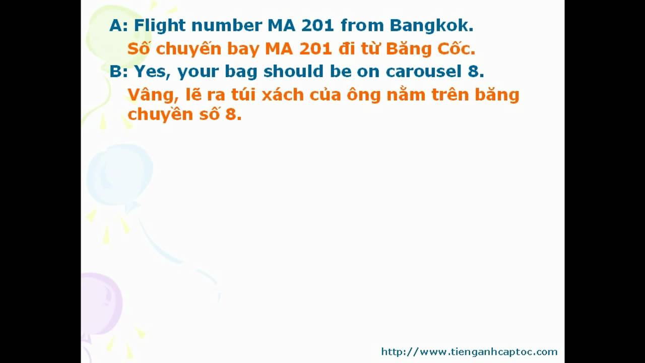 Video thumbnail for English For Tourists Unit 03 Dialogue 001