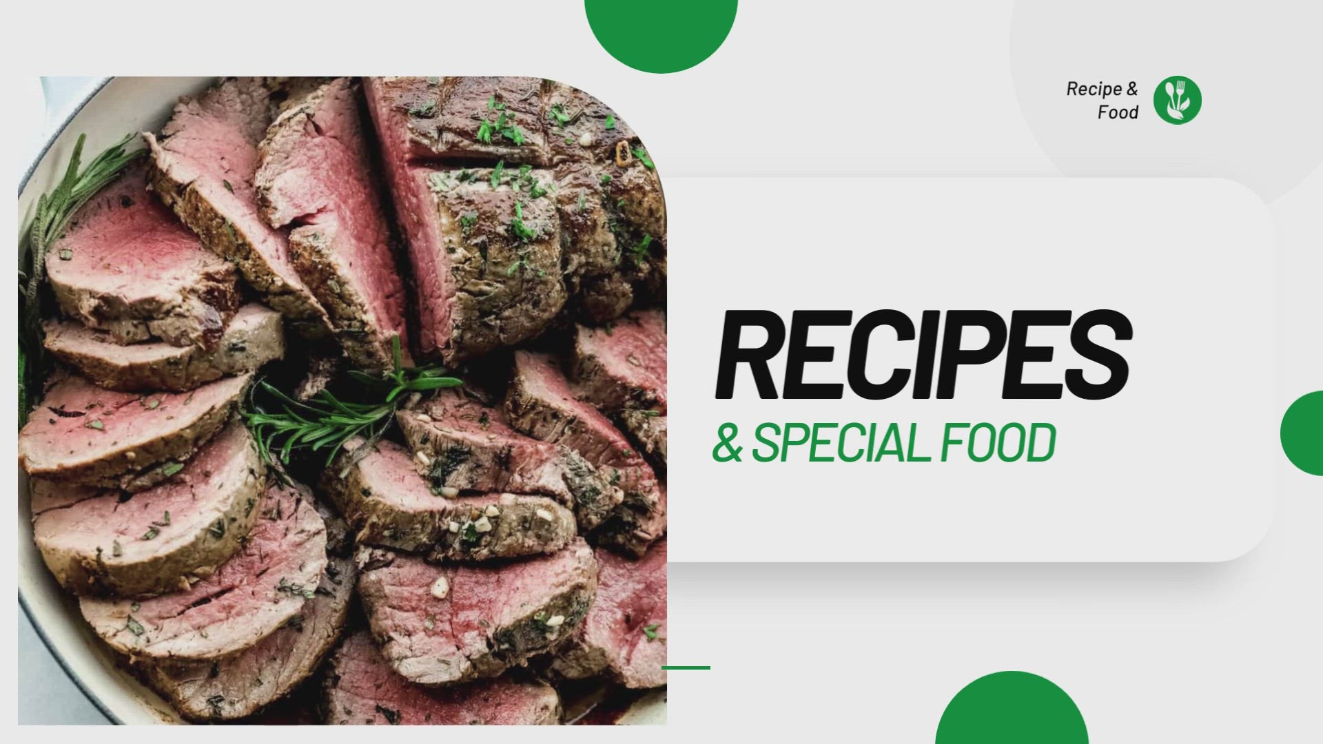 'Video thumbnail for Garlic Herbed Beef Tenderloin Recipe'