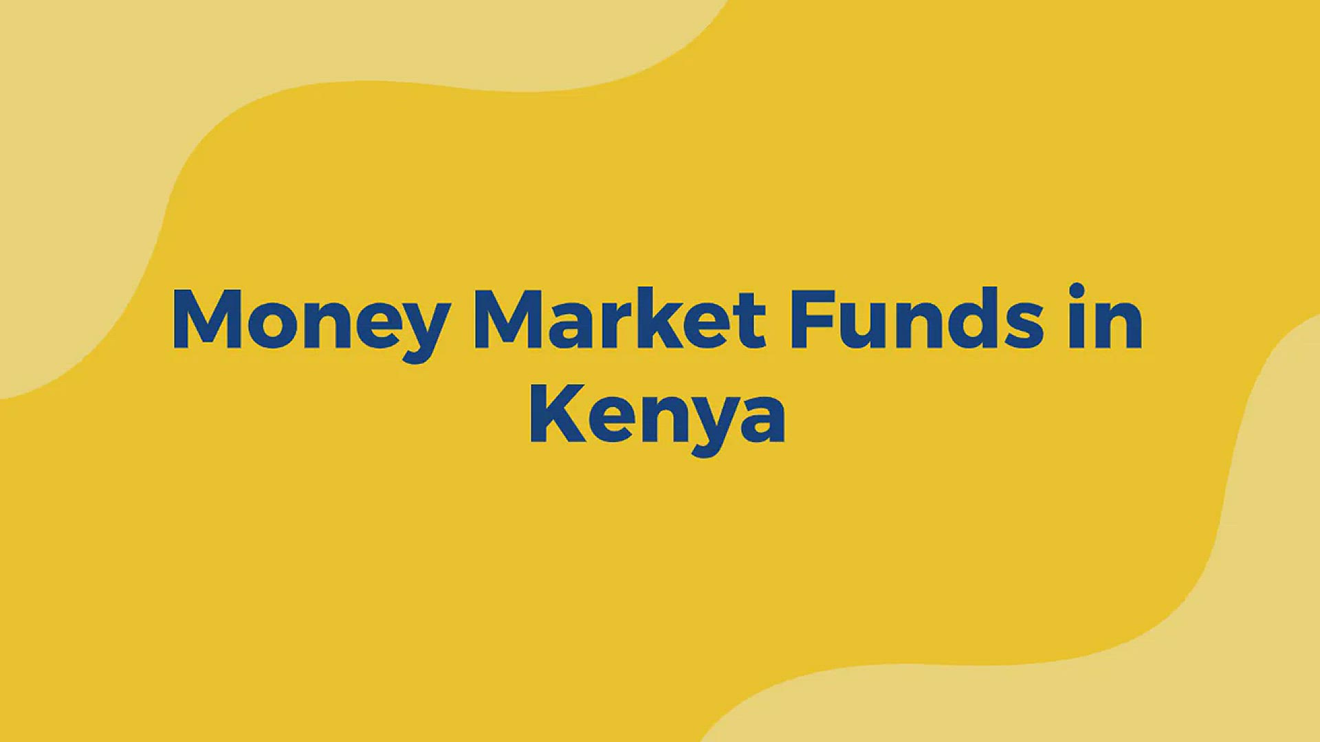 'Video thumbnail for Money Market Funds in Kenya explained in 2 Mins!'