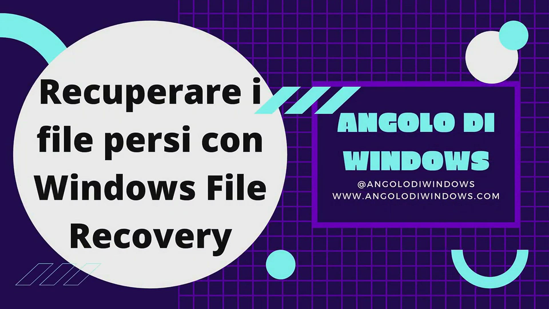 'Video thumbnail for Come usare Windows File Recovery per recuperare i dati cancellati'