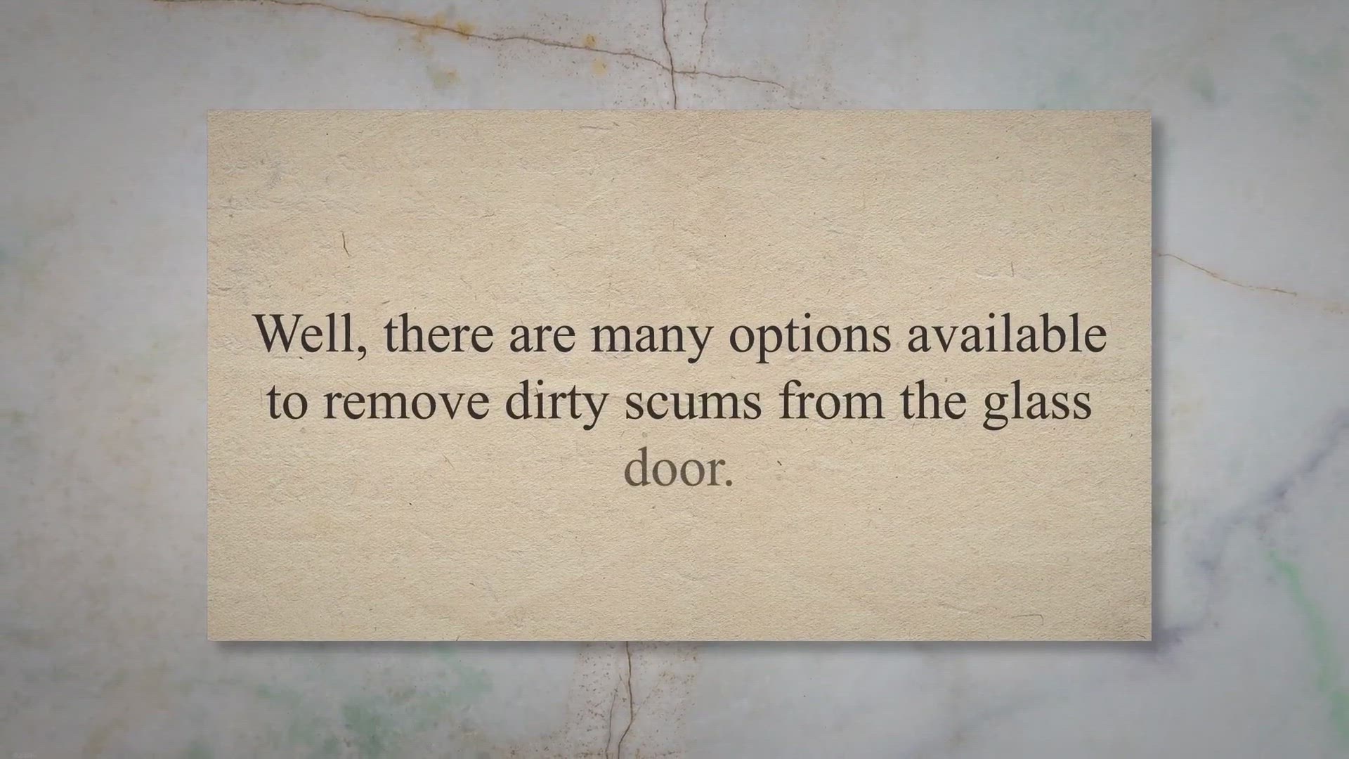 'Video thumbnail for How To Clean Treated Glass Shower Doors? [7 Proven Ways]'