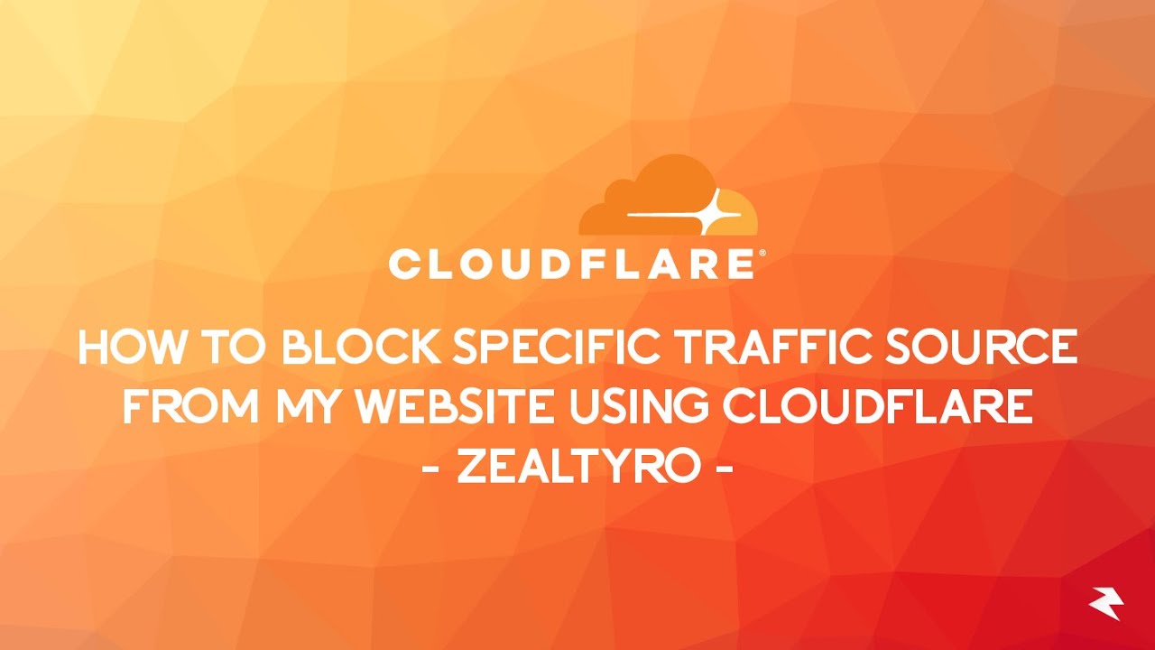 Video thumbnail for How To Block Specific Traffic Source From My Website Using CloudFlare