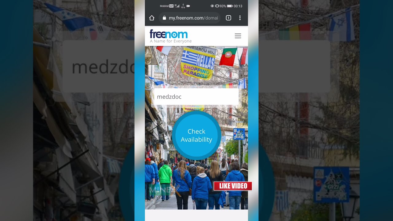 'Video thumbnail for How to Get a Free Domain Name? for Blogger, WordPress or any Website #Shorts'