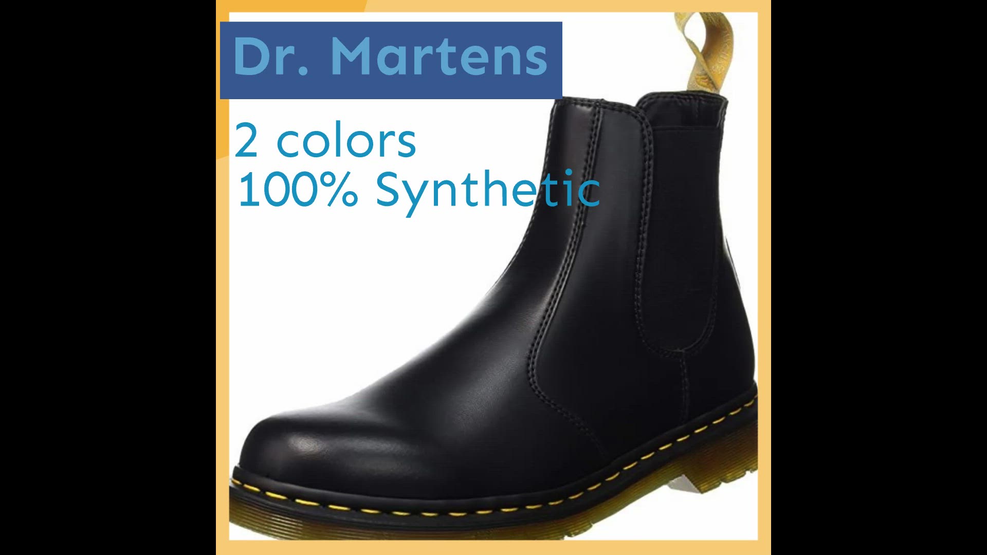 Video thumbnail for MEN’S VEGAN WORK BOOTS