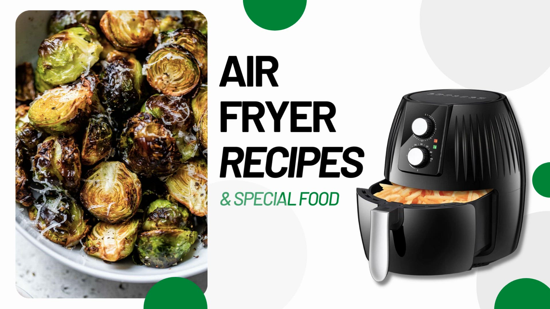 'Video thumbnail for Summer Air Fryer Recipes - Brussels Sprouts'
