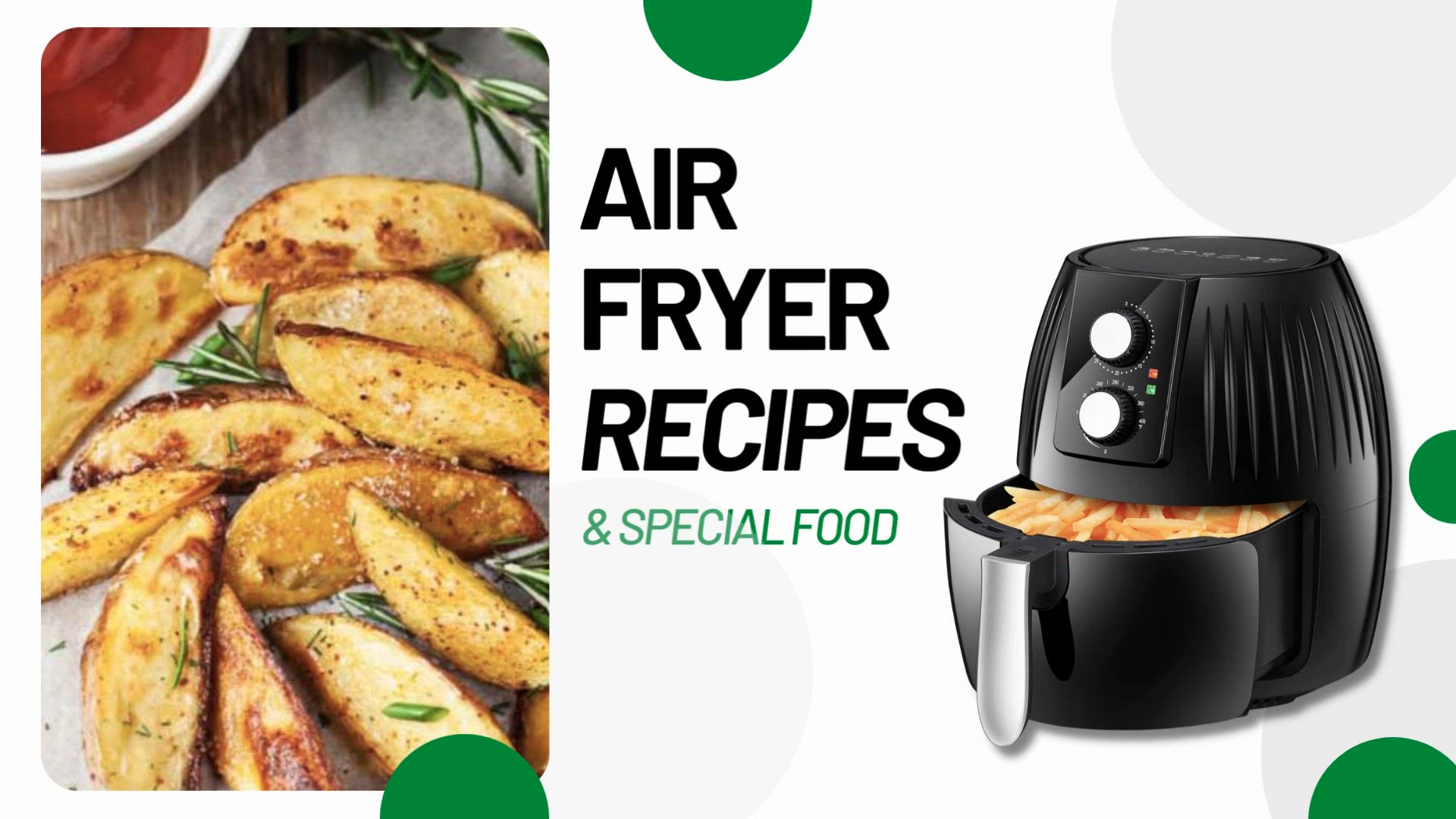 'Video thumbnail for Summer Air Fryer Recipes - Rosemary Potato Wedges'