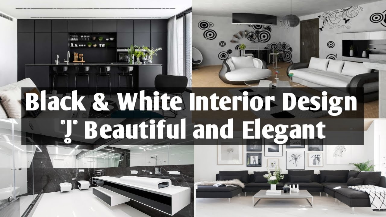 'Video thumbnail for Modern Black And White Interior Design | Beautiful & Elegant'
