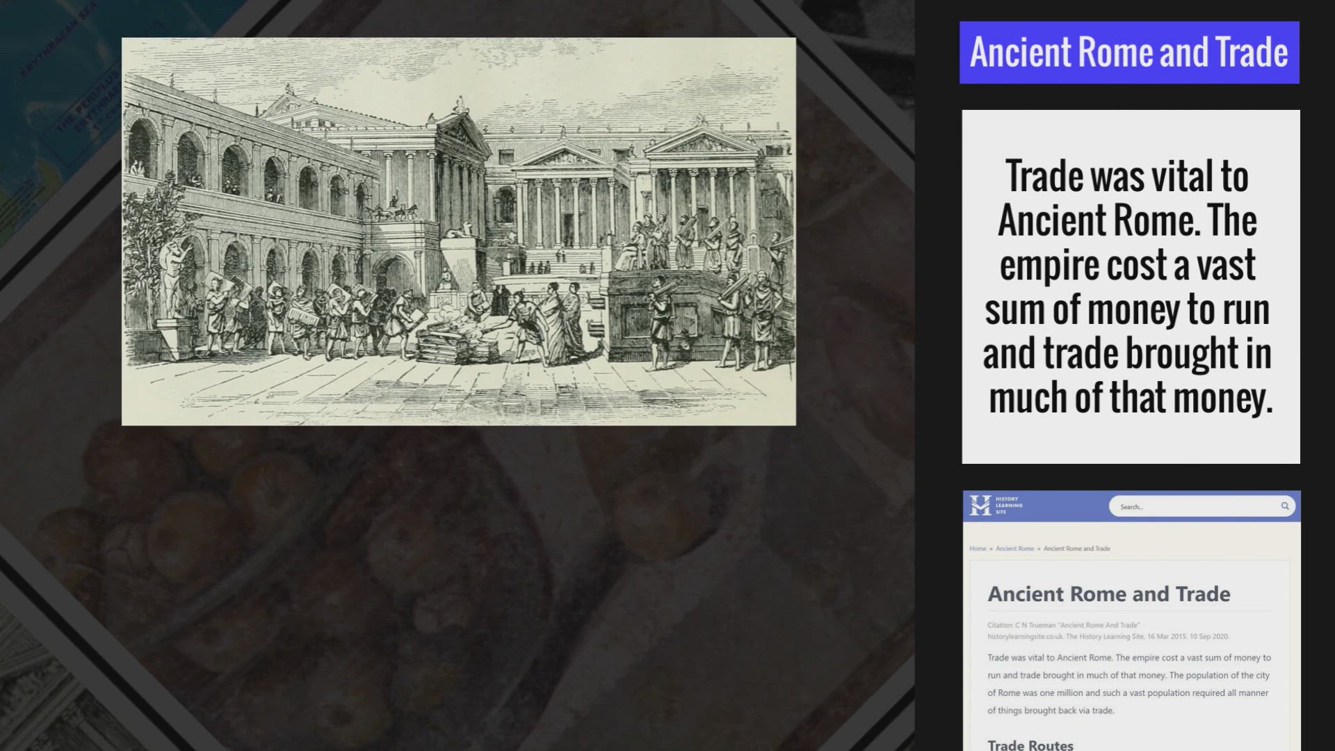 ancient roman trade items