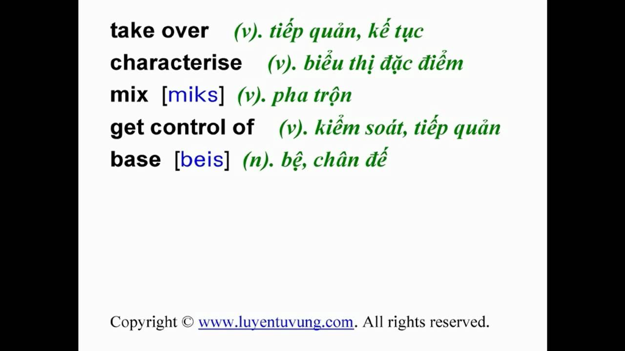 'Video thumbnail for Learn English Vocabulary - Grade 10 - Unit 13 - Lesson 01'