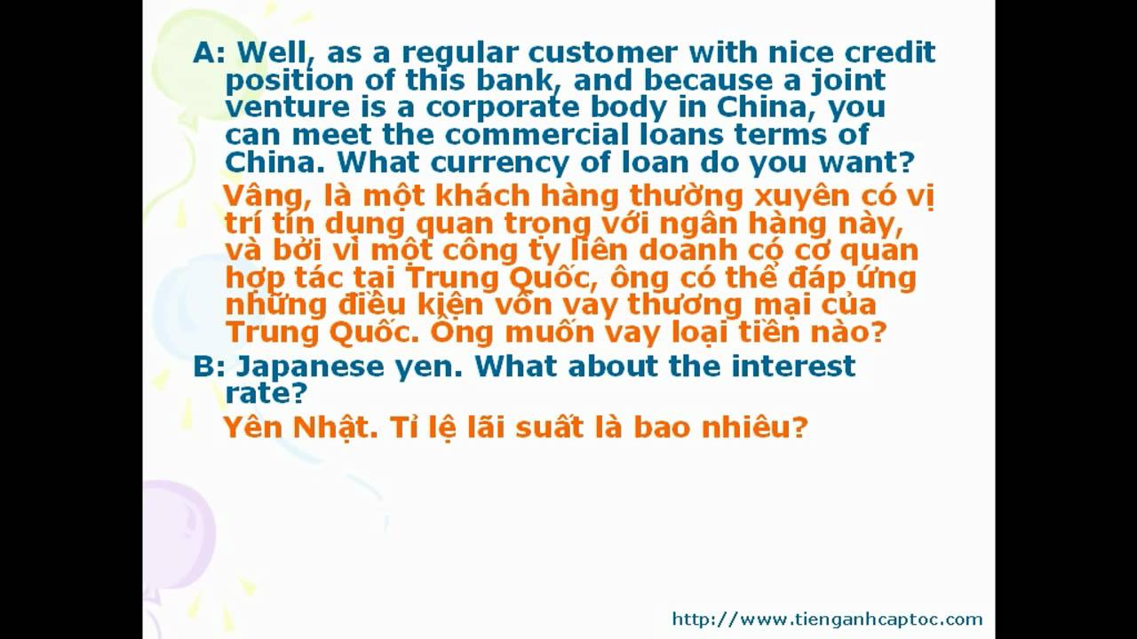 'Video thumbnail for English for Trade, Finance, and Bank Unit 03 - Dialogue 002'