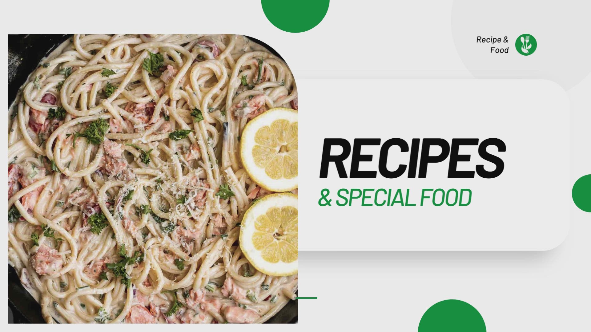 'Video thumbnail for Creamy Salmon Linguine Recipe'