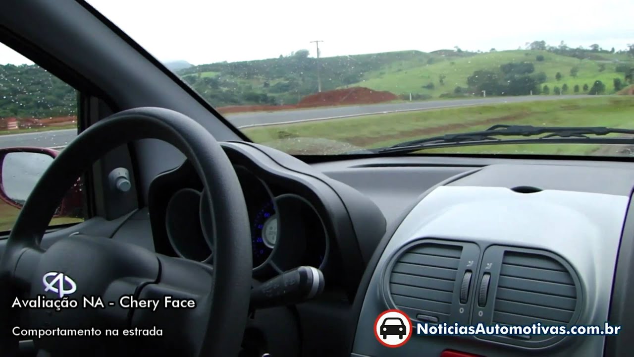 'Video thumbnail for Chery Face - Comportamento na estrada - NoticiasAutomotivas.com.br'