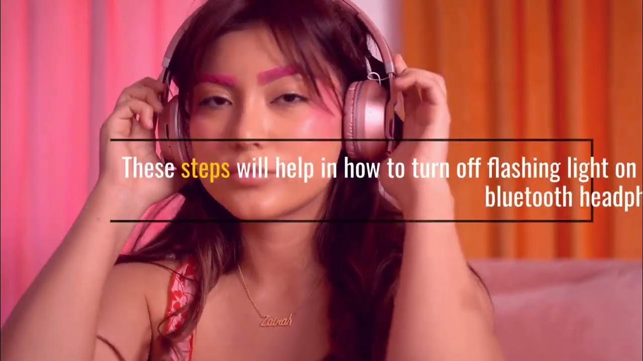 Video thumbnail for How to Turn Off Flashing Light on Bluetooth Headphones