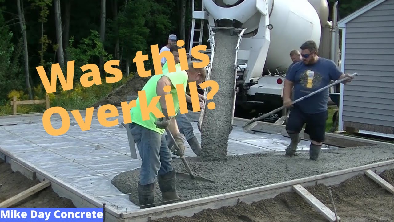 'Video thumbnail for They Made Us Pour This Shed Slab 8" Thick (Wasting Money)'