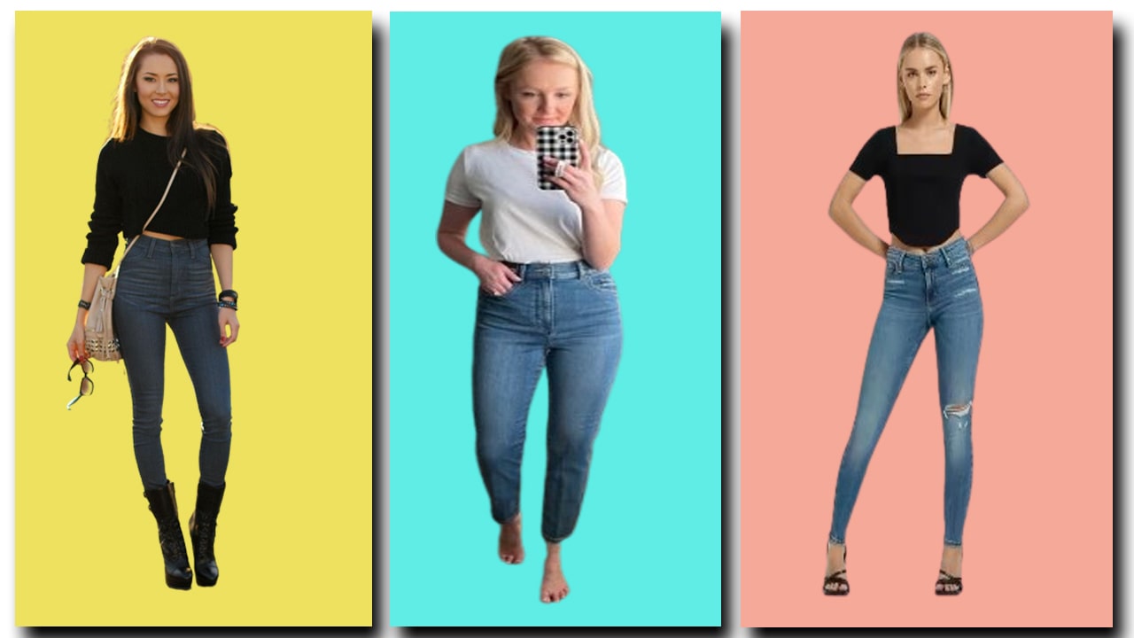 7 Crop Top Outfits With High Waisted Jeans That Never Go Out Of