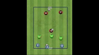 Video thumbnail for 3v3 transition soccer spacing drill