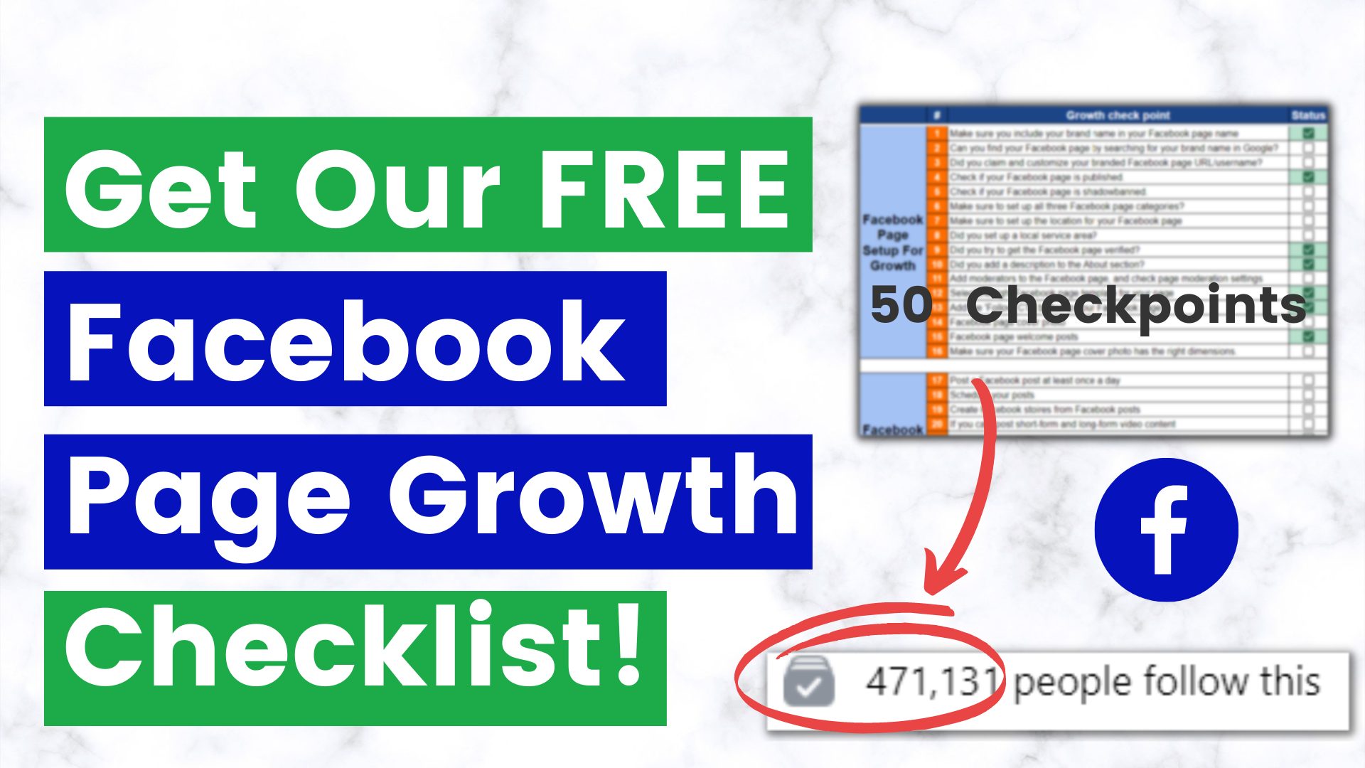Video thumbnail for Free Facebook Page Growth Checklist