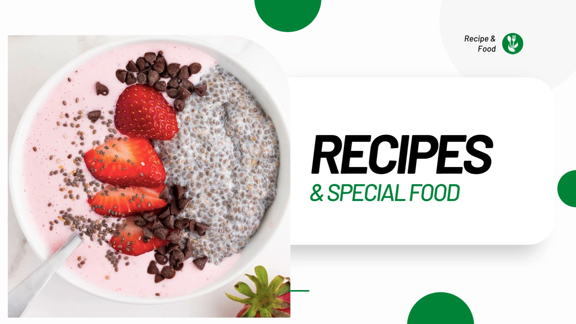 'Video thumbnail for Healthy Berry smoothie bowl with granola and chia seeds Recipe'