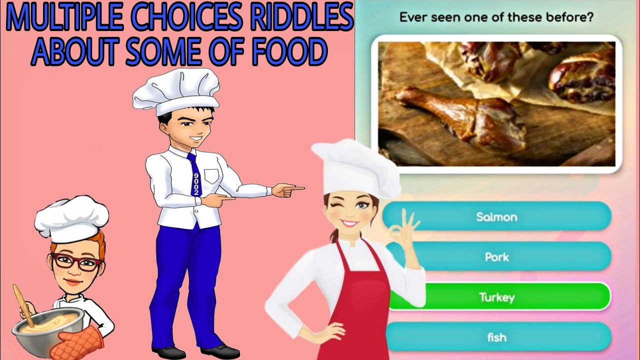 'Video thumbnail for Synthesis of knowledge multiple choice riddles about some foods | Vu Giang Channel'