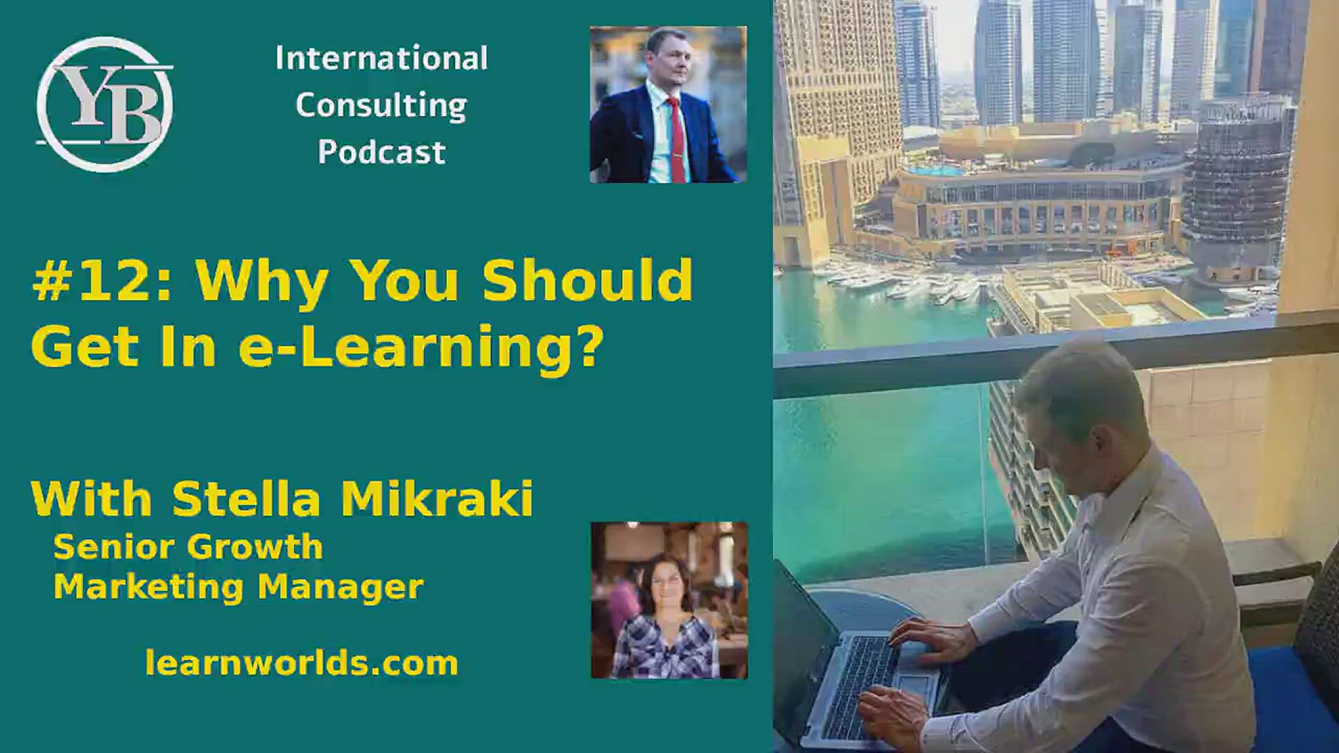 'Video thumbnail for Why You Should Get In e-Learning? with Stella Mikraki - Marketing Manager at LearnWorlds'