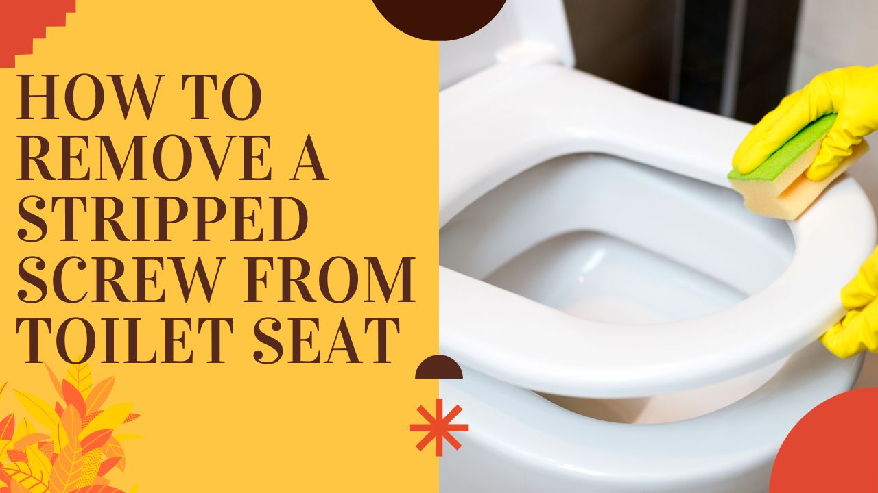 'Video thumbnail for How To Remove A Stripped Screw From Toilet Seat?'
