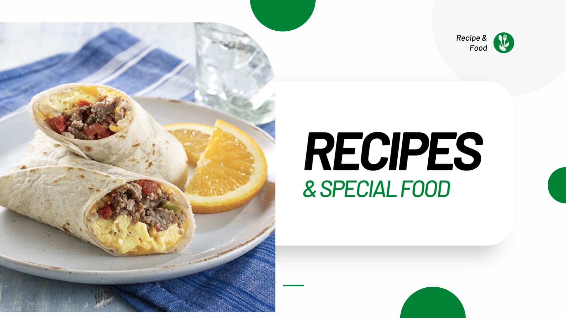 'Video thumbnail for Healthy Easy Burritos Breakfast style Recipes'