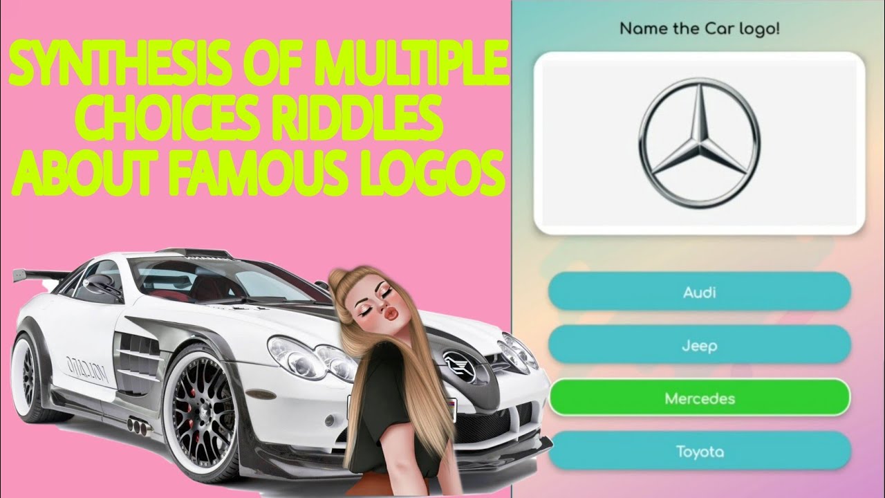 'Video thumbnail for Synthesis of multiple choice riddles to learn logo of famous brands in the world | Vu Giang Channel'