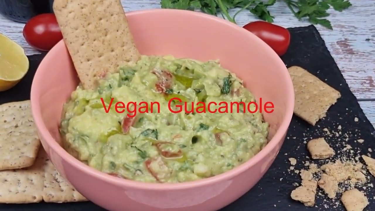 Video thumbnail for Vegan Guacamole Recipe - How To Make The Perfect Vegan Guacamole