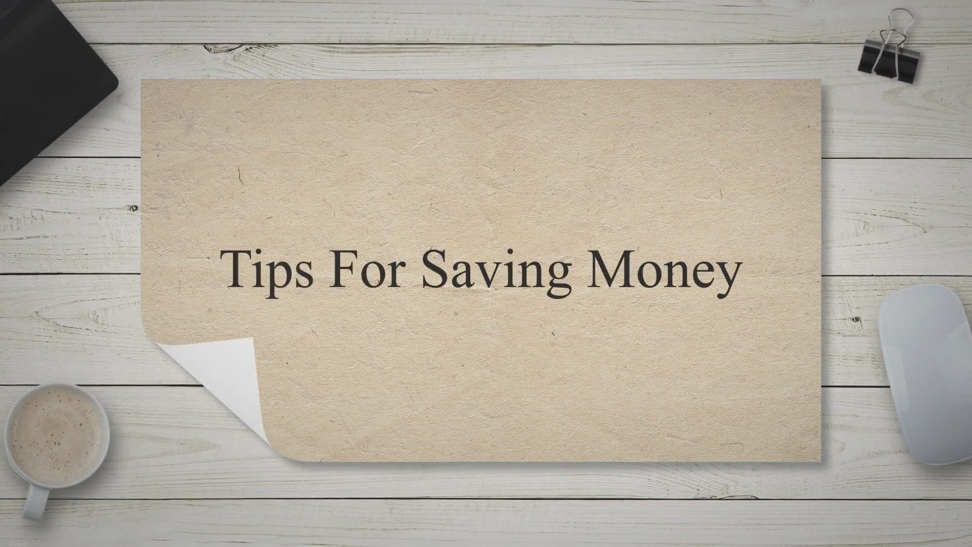 'Video thumbnail for Tips For Saving Money'