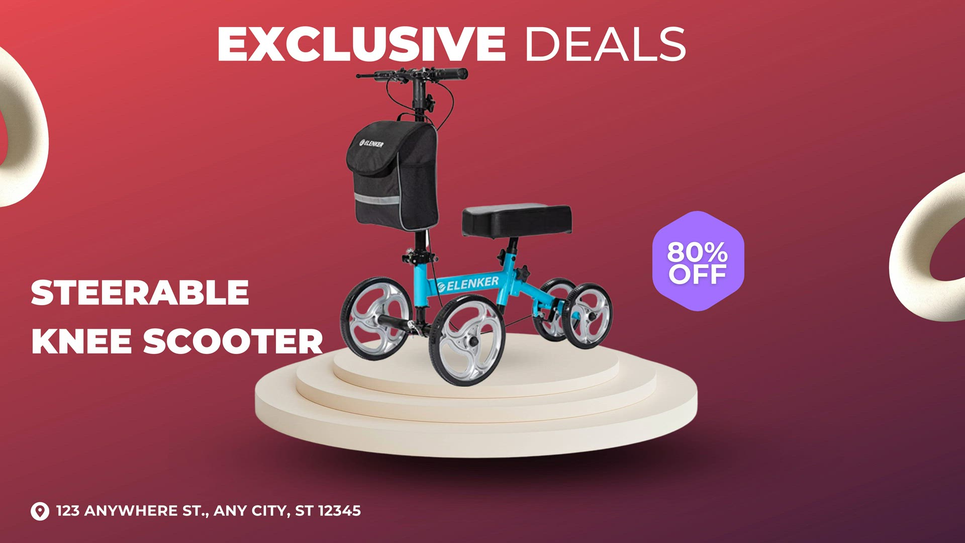 Video thumbnail for electric scooter with seat
