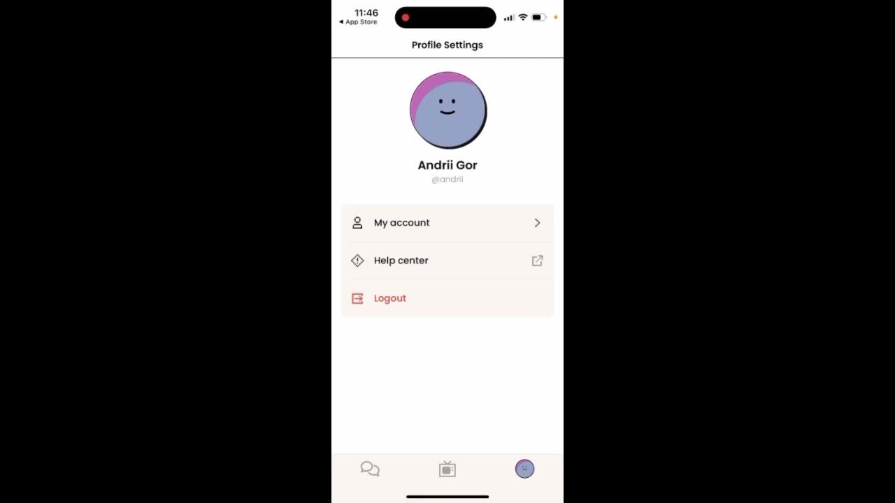 video of: How to delete account in RTRO app?