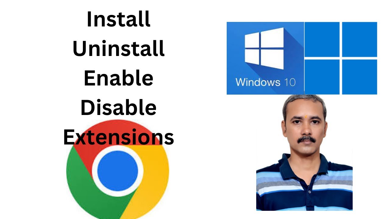 'Video thumbnail for How to Manage (Install, Uninstall, Enable or Disable) Extensions on Chrome on Windows 11 or 10?'