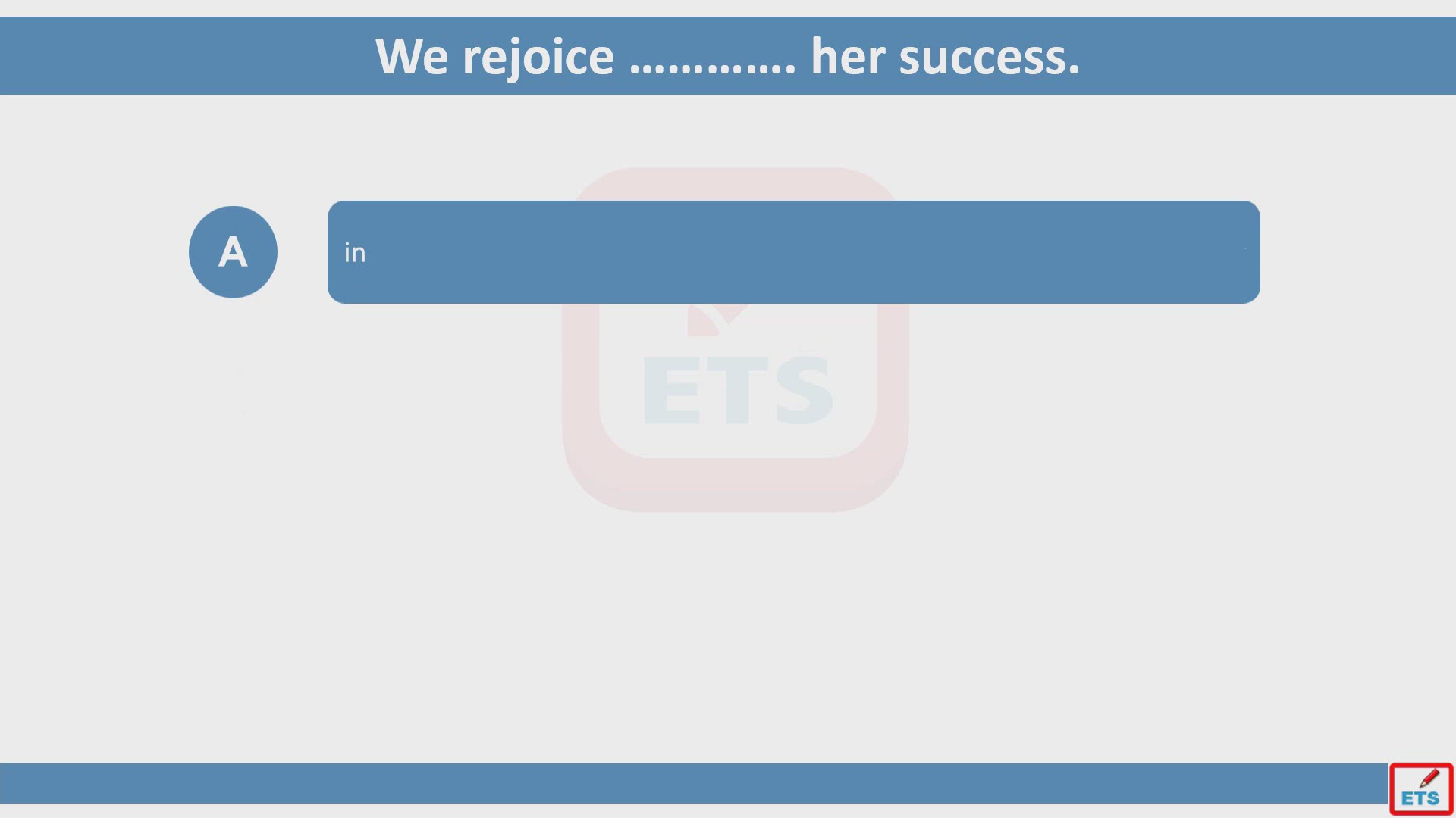 'Video thumbnail for English Prepositions Quiz 20'