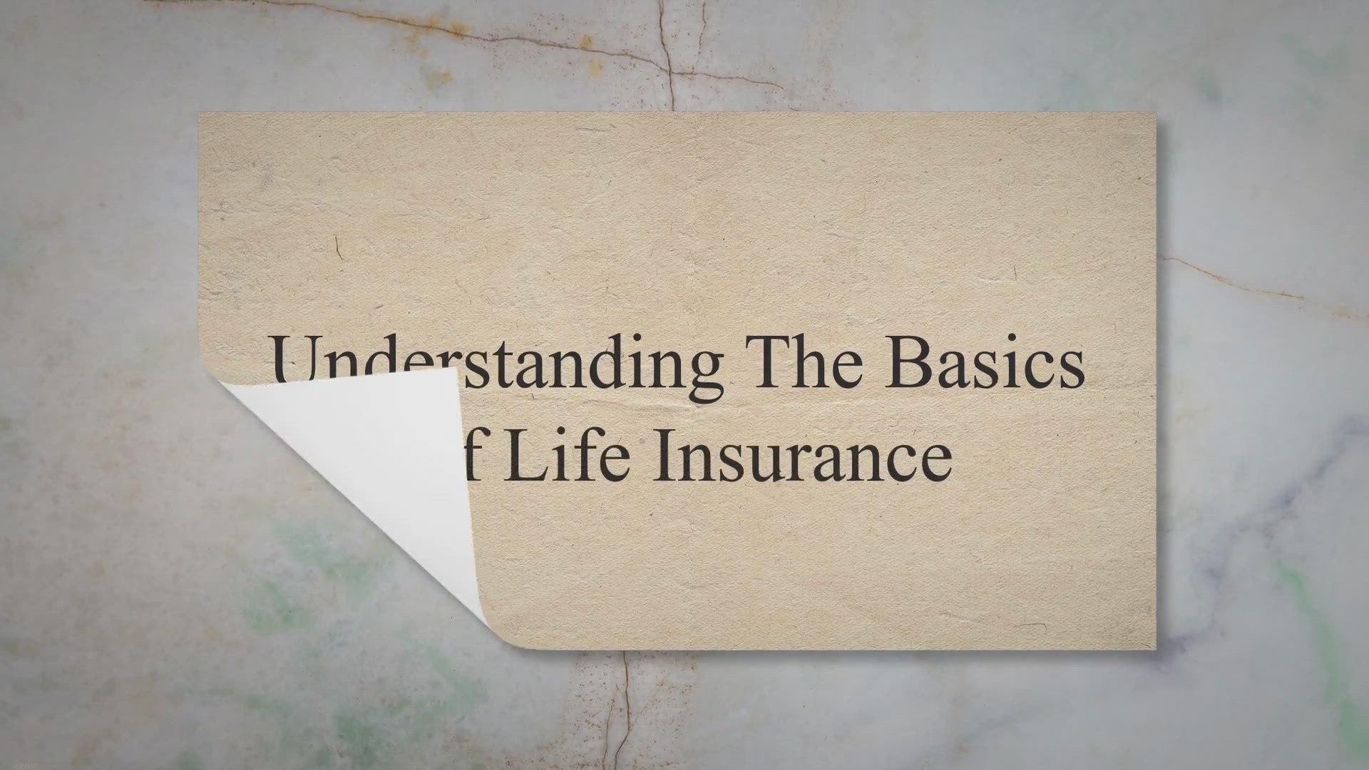 'Video thumbnail for Understanding The Basics Of Life Insurance'