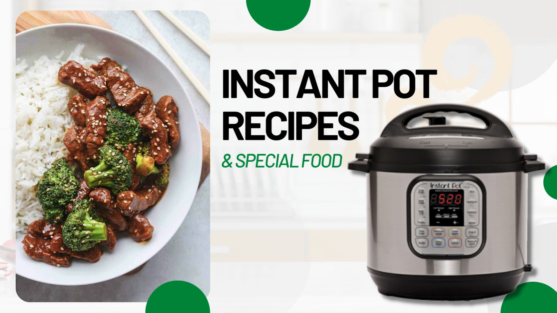'Video thumbnail for Instant Pot Recipe  Beef and Broccoli'