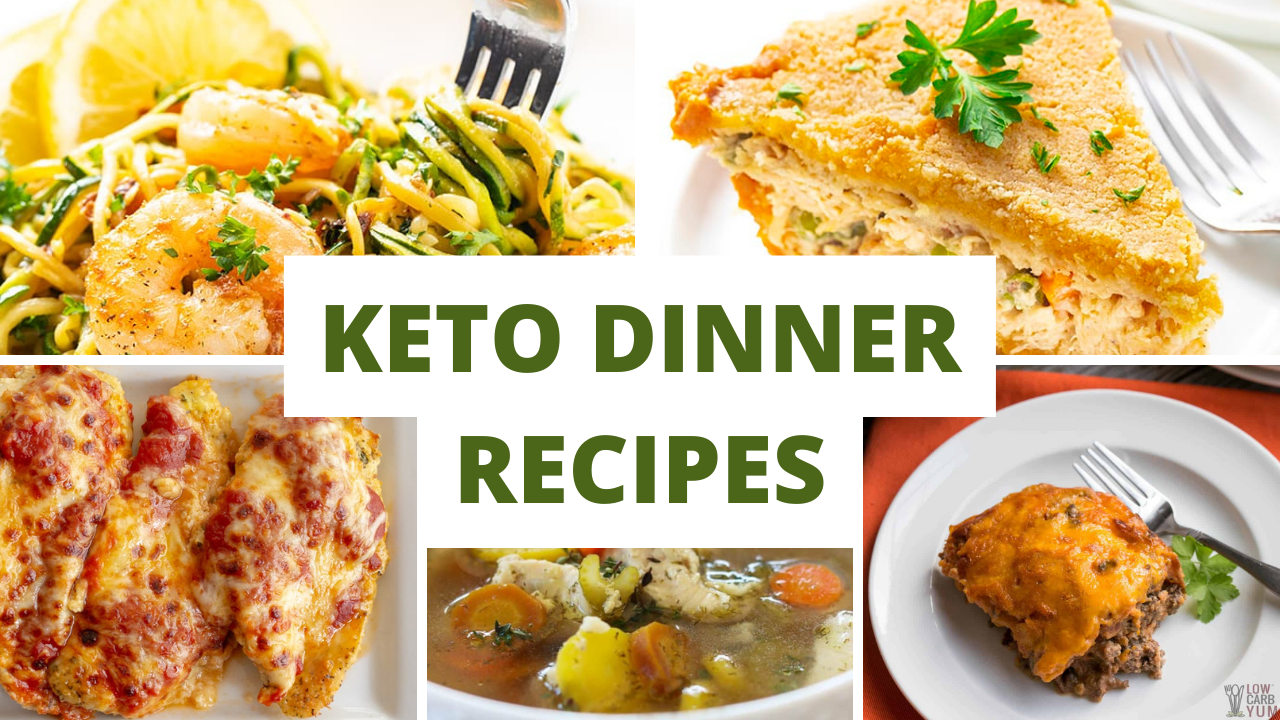 Video thumbnail for keto dinner recipes
