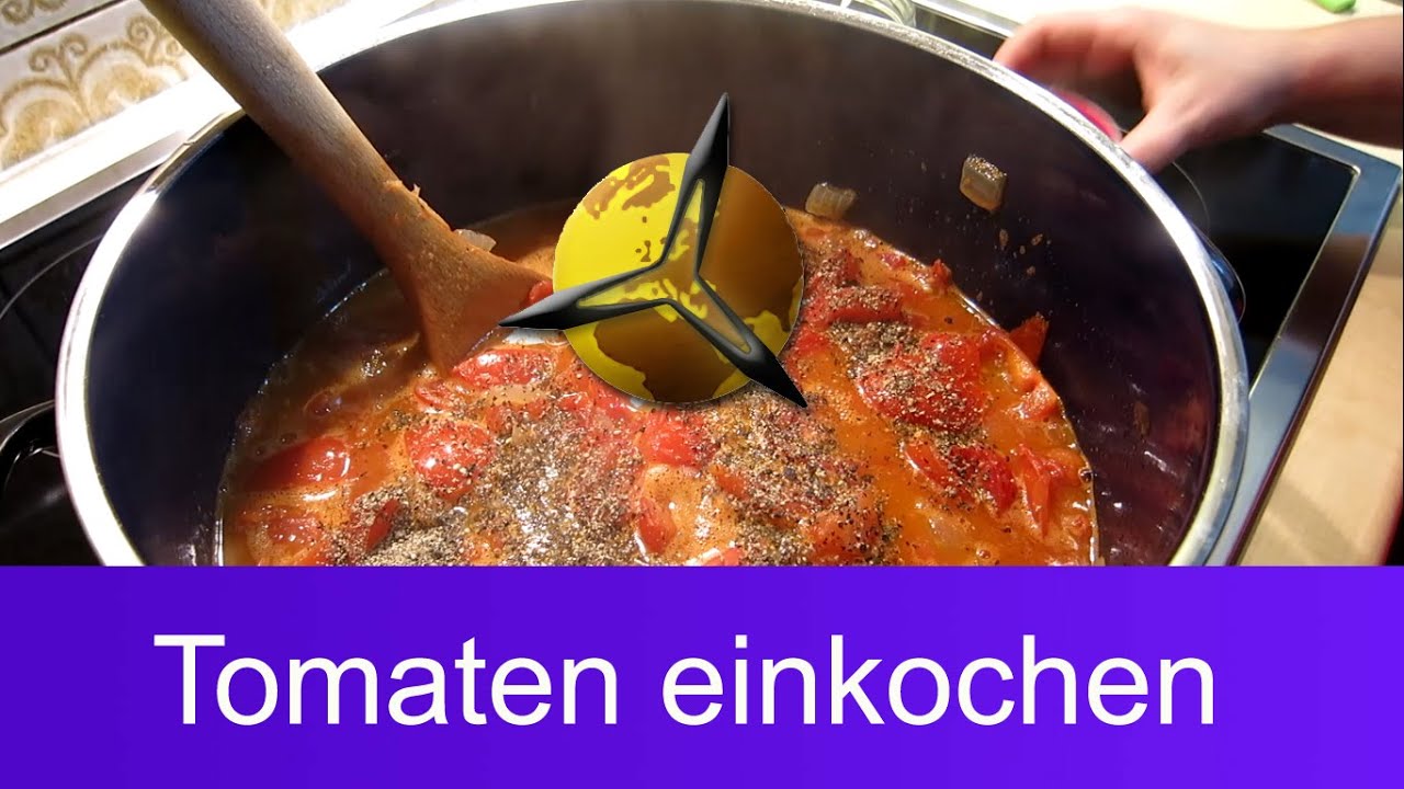 'Video thumbnail for Tomatensauce einkochen: Tomaten haltbar machen'